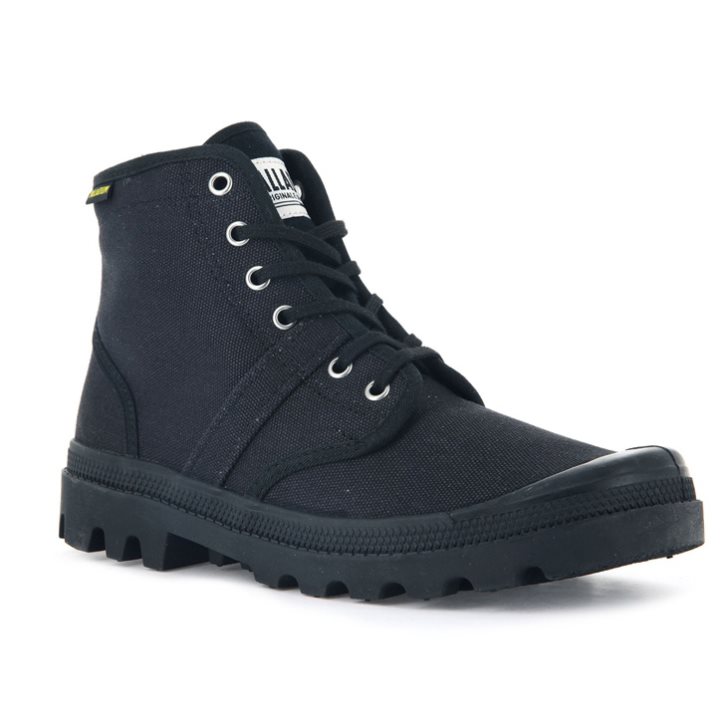 Bottes Palladium Pallabrousse Homme Noir | FR XLI385D